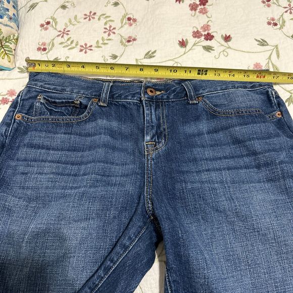 Lucky Brand Jean Shorts Womens 8/29 ( 33 waist) Laguna Short Med Blue Wash Denim - Picture 5 of 10